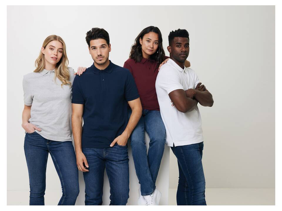 Polo en coton piqué et recyclé Iqoniq Yosemite 13