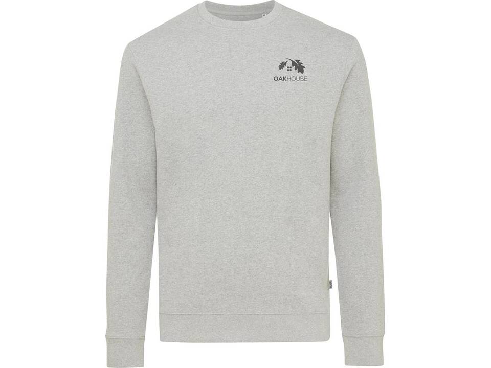 Pull à col rond en coton recyclé non teinté Iqoniq Denali 48