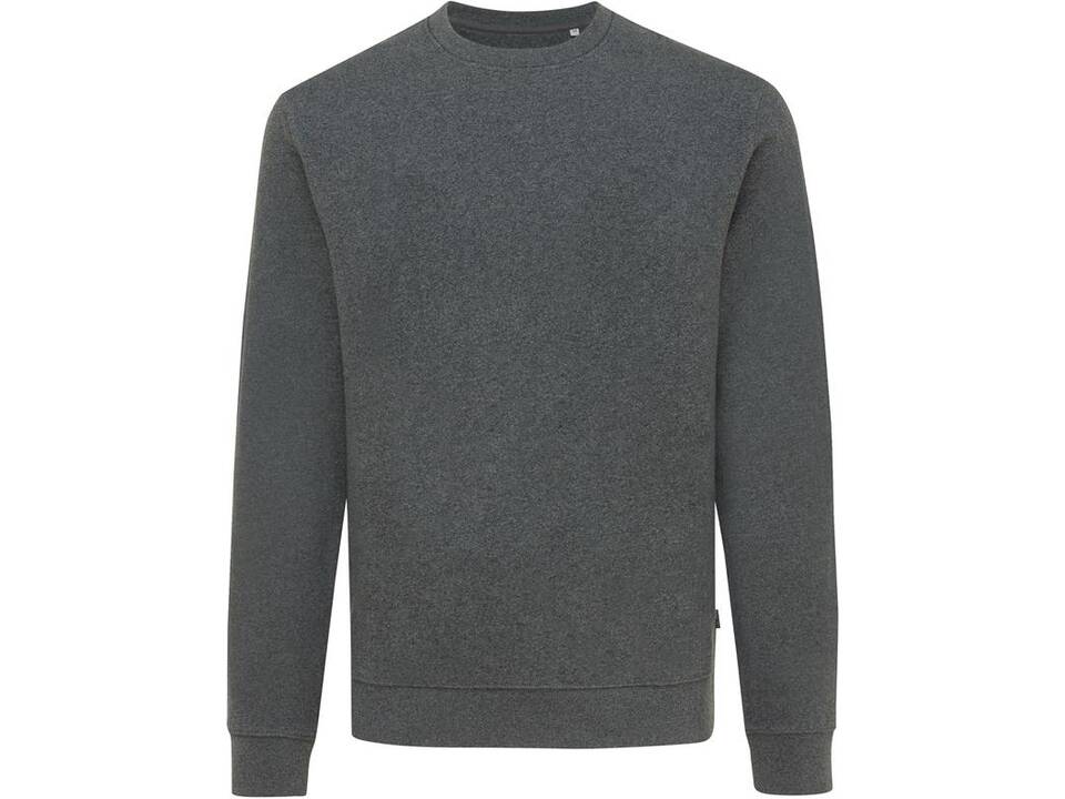 Pull à col rond en coton recyclé non teinté Iqoniq Denali 55