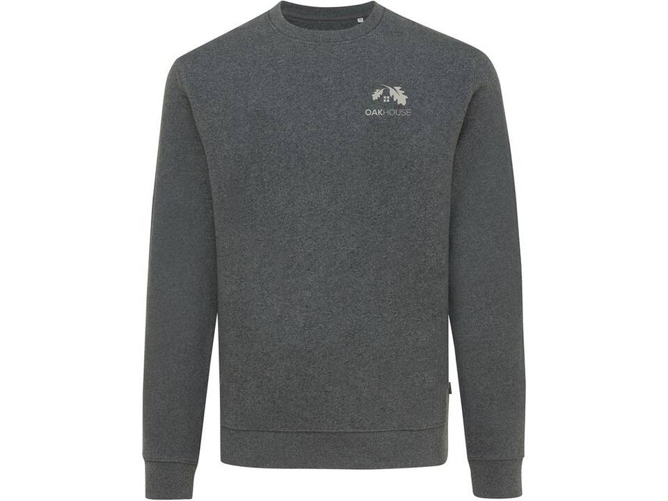 Pull à col rond en coton recyclé non teinté Iqoniq Denali 52