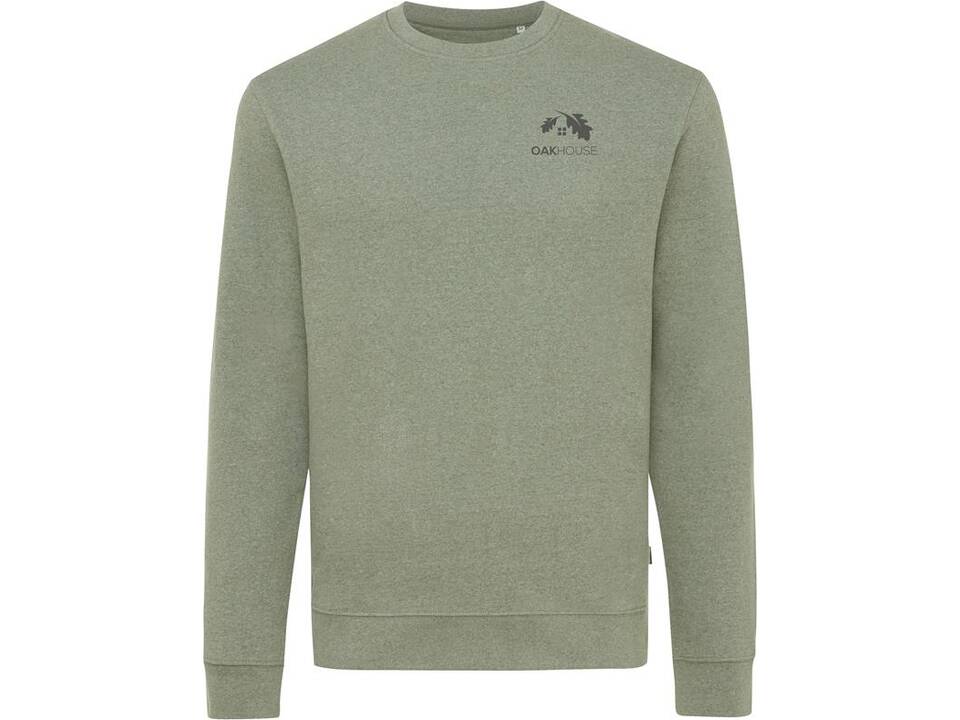 Pull à col rond en coton recyclé non teinté Iqoniq Denali 56