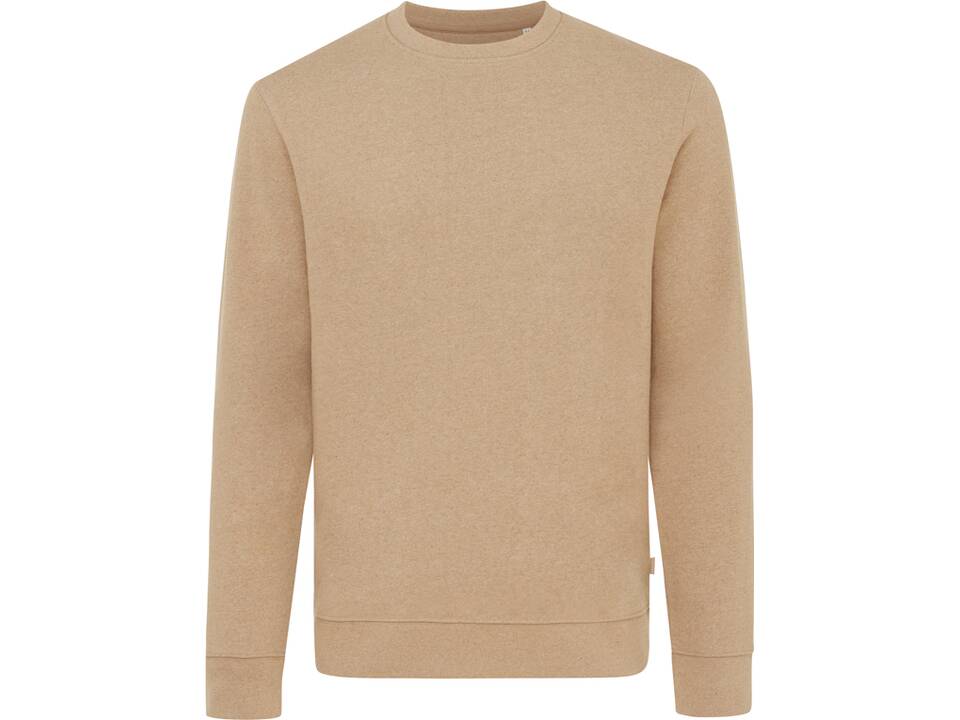 Pull à col rond en coton recyclé non teinté Iqoniq Denali 47