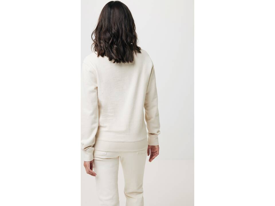 Pull à col rond en coton recyclé non teinté Iqoniq Denali 18