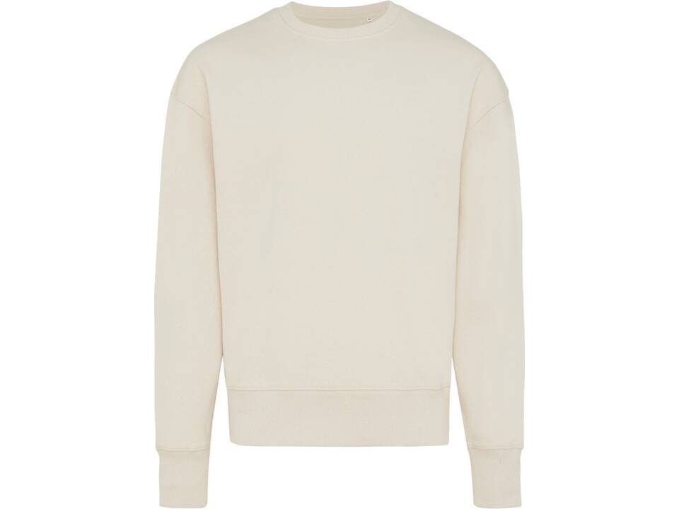 Sweater à col rond en coton recyclé Iqoniq Kruger 61