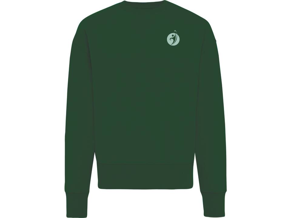 Sweater à col rond en coton recyclé Iqoniq Kruger 53