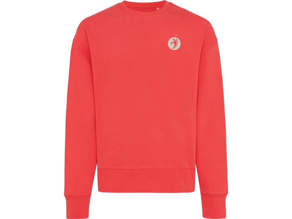 Sweater à col rond en coton recyclé Iqoniq Kruger 46