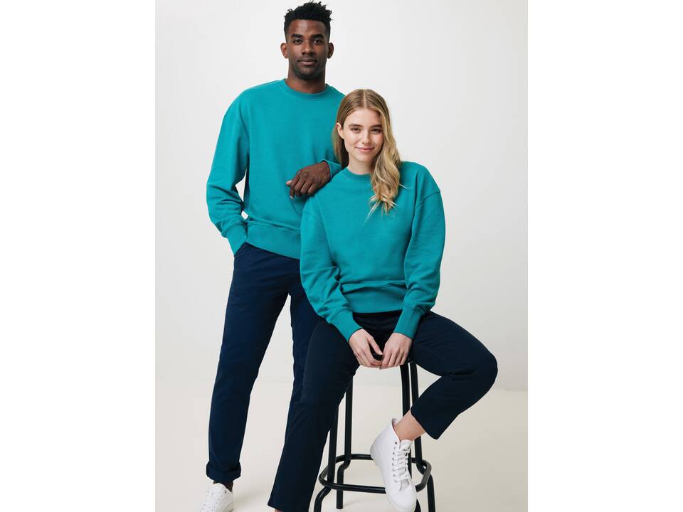 Sweater à col rond en coton recyclé Iqoniq Kruger 43