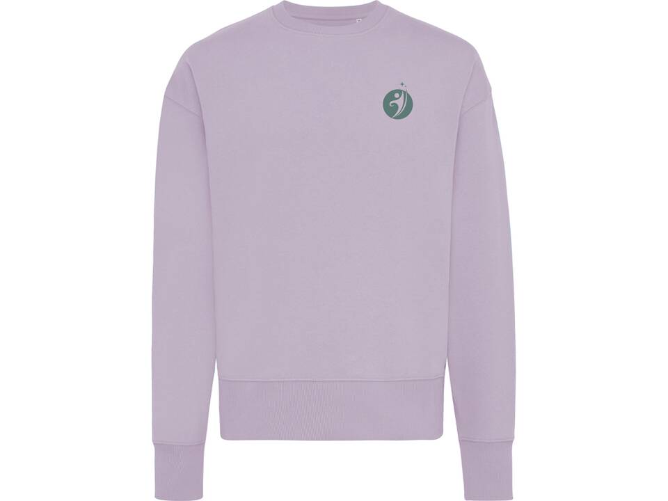 Sweater à col rond en coton recyclé Iqoniq Kruger 13