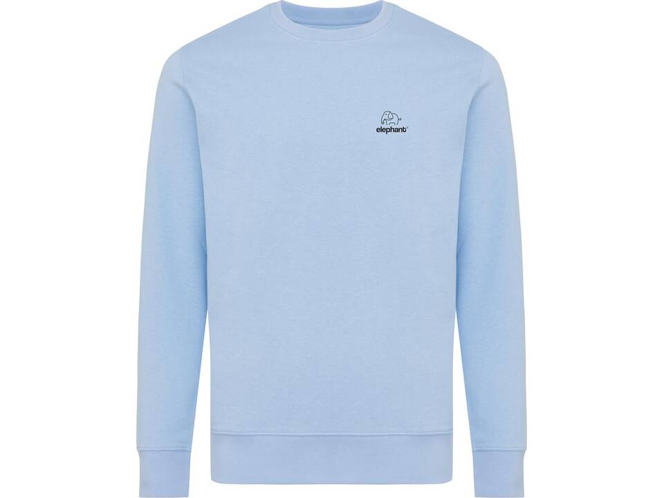 Sweater à col rond léger en coton recyclé Iqoniq Etosha 7