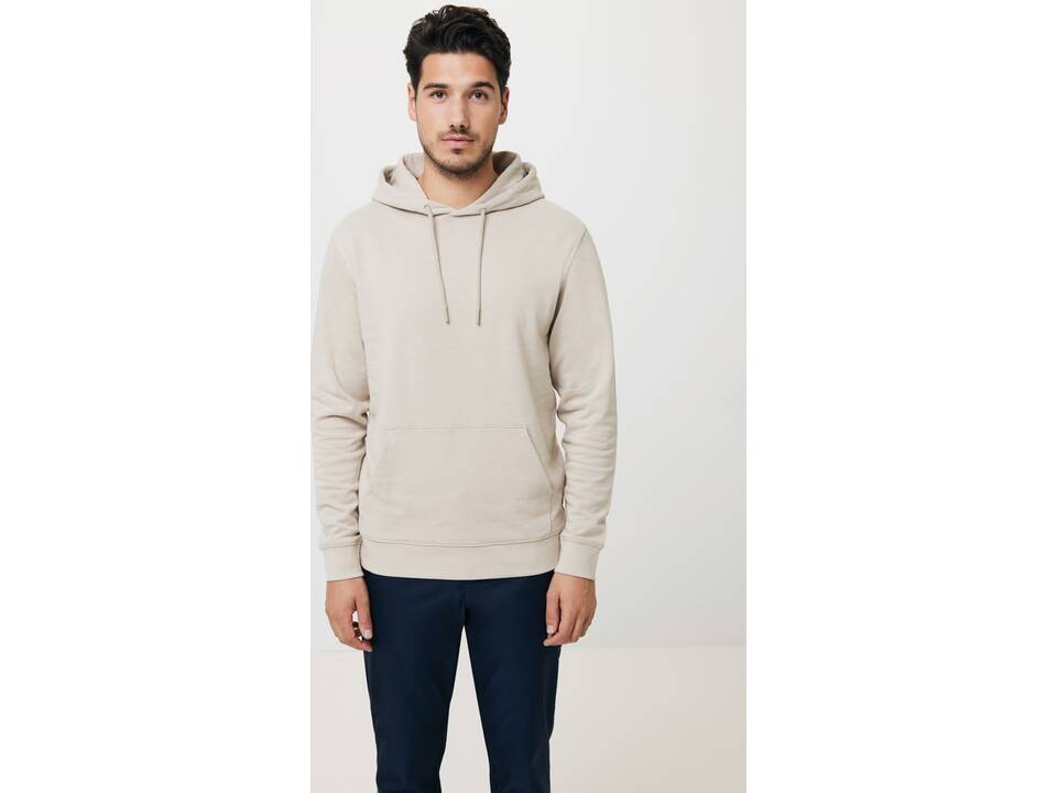 Sweat à capuche en coton recyclé et non teinté Iqoniq Jasper 40
