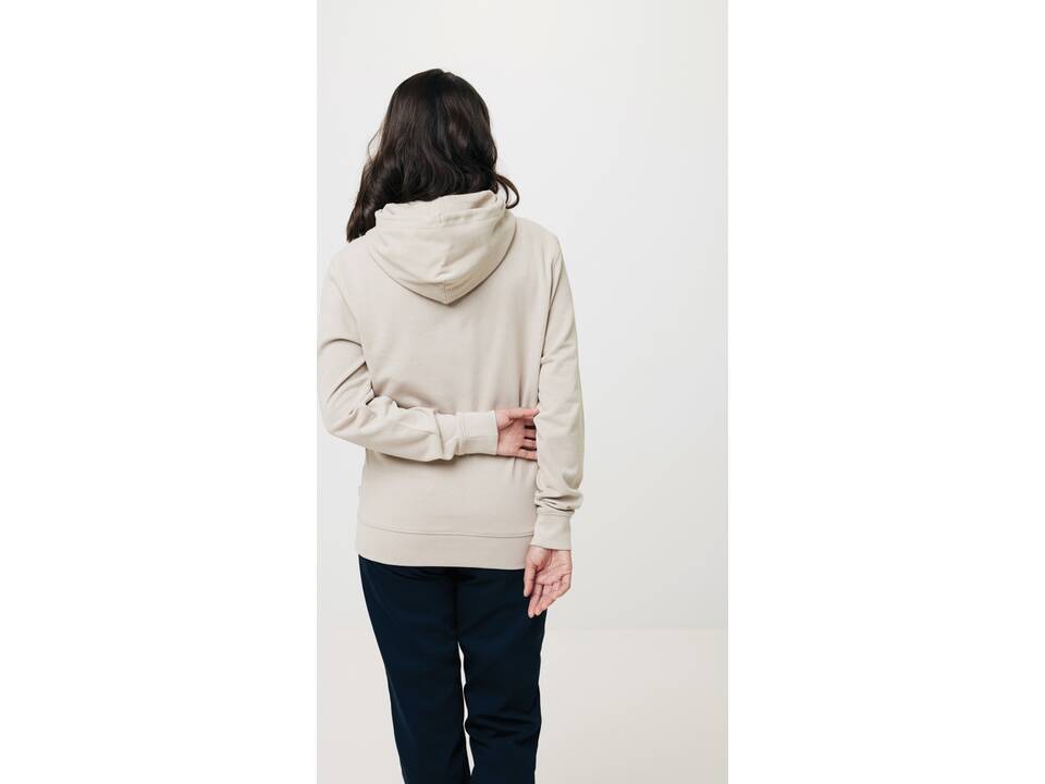 Sweat à capuche en coton recyclé et non teinté Iqoniq Jasper 35