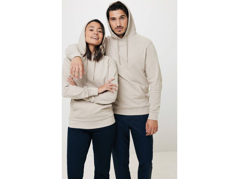 Sweat à capuche en coton recyclé et non teinté Iqoniq Jasper 52