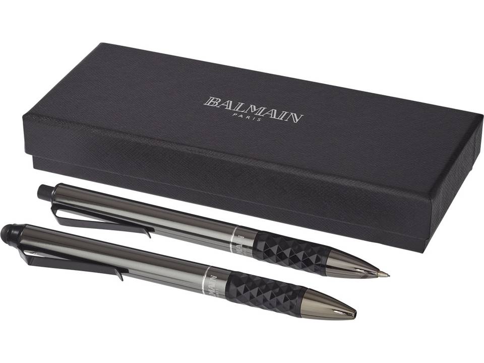 Tactische grip duo pen cadeau set Balmain