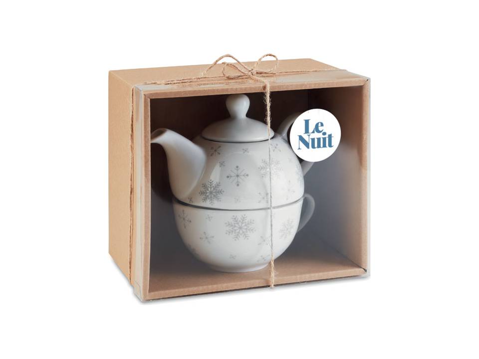 Théière et tasse de Noel 3