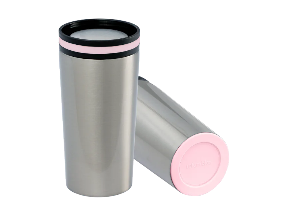 Thermobeker Retumbler myDRINQEO roze