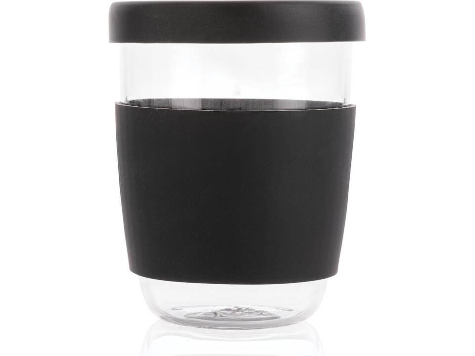 Verre 360ml avec couvercle et manchon en silicone Ukiyo 27
