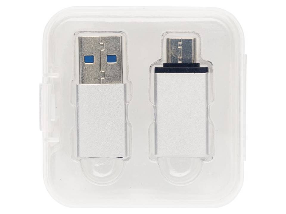 Set d'adaptateurs USB A et USB C 5