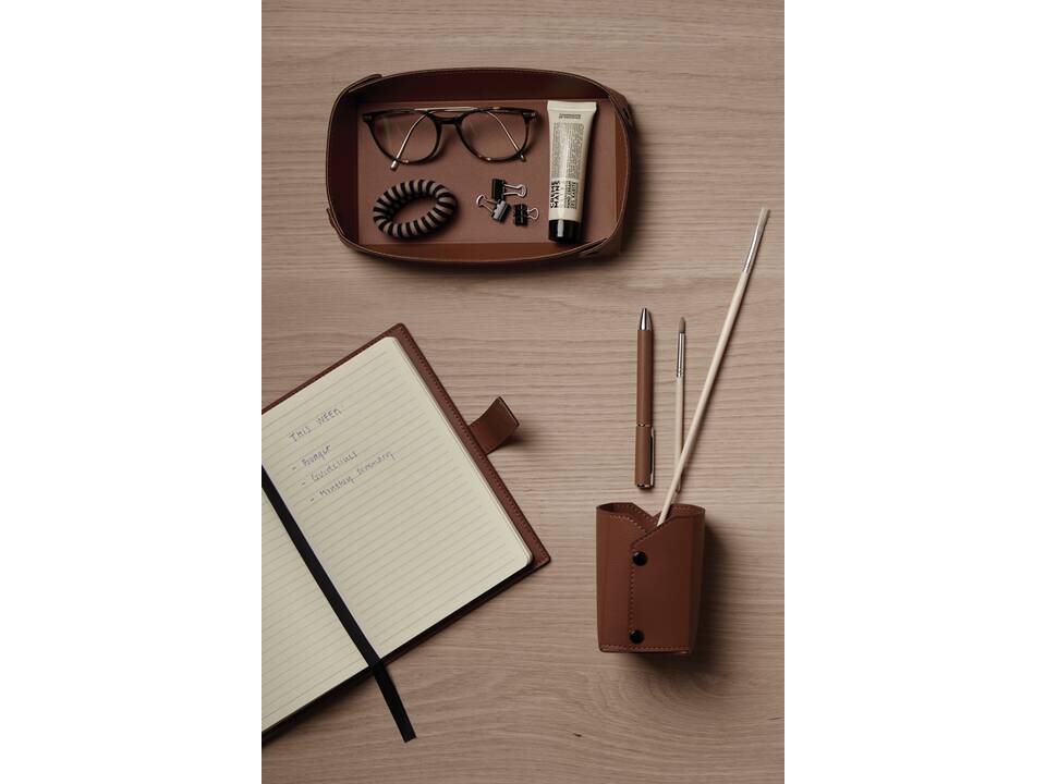 VINGA Carnet A5 en polyester recyclé RCS Timo 14