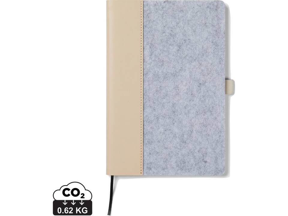 VINGA Carnet en feutre recyclé GRS Albon