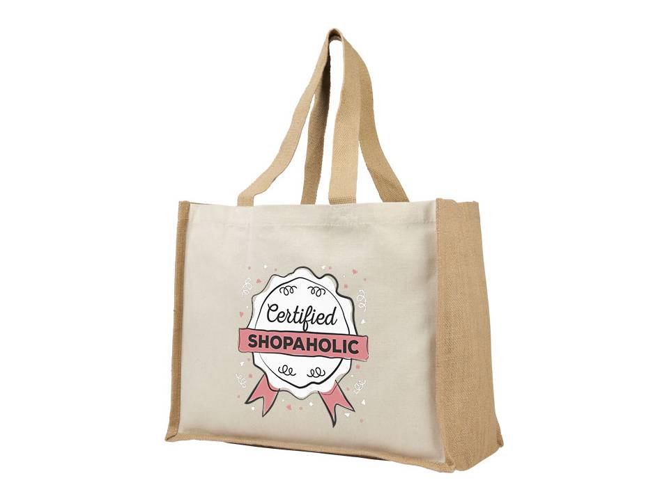 Varai canvas jute boodschappentas