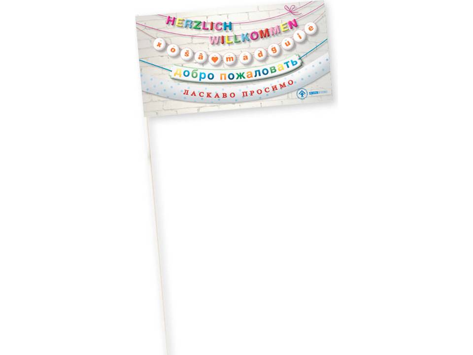 Drapeaux en papier Promo 7