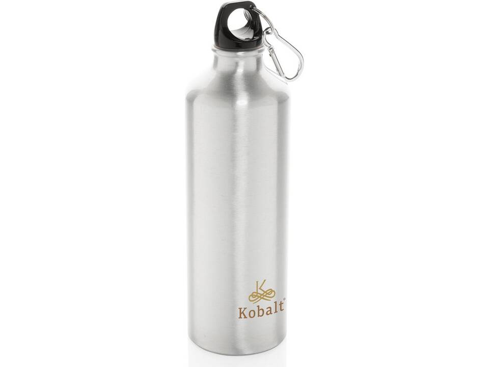 Bouteille d'eau XL en aluminium avec mousqueton 6