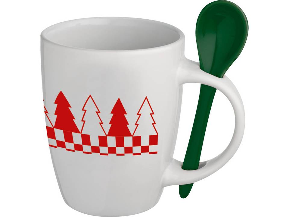 Mug de Noel avec cuillière 2