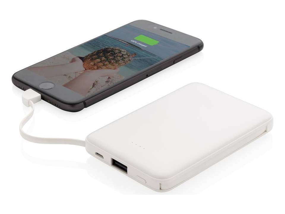 Batterie de secours 5000 mAh avec câble intégré 1