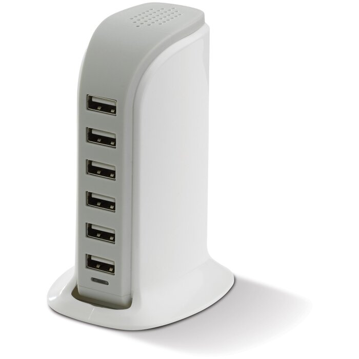 USB laadstation met 6 poorten