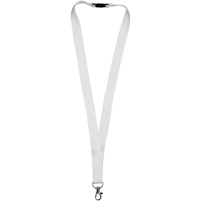 Eco bamboe lanyard met veiligheidsclip