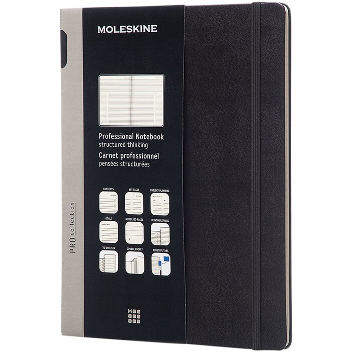 Moleskine Pro notitieboek XL hard cover