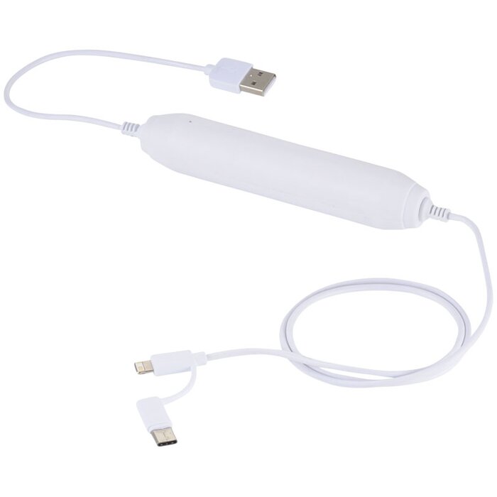 Path powerbank met 3 in 1 kabel - 2000 mAh