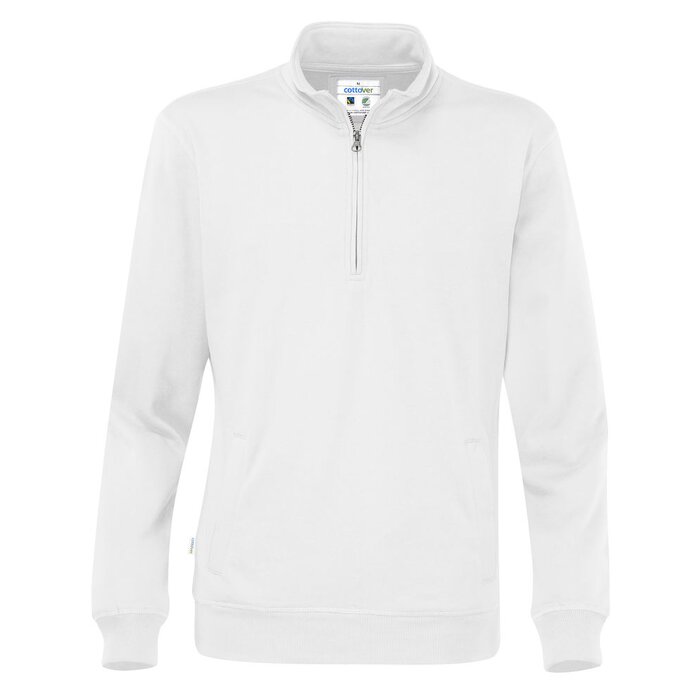 Half Zip Sweater cottoVer Fairtrade