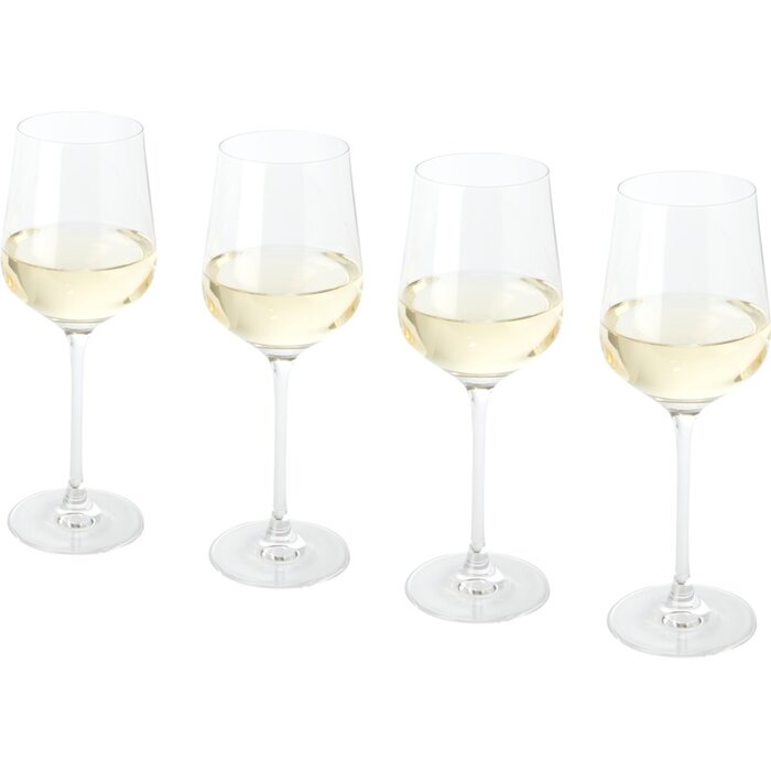 4-delige witte wijn glazen set