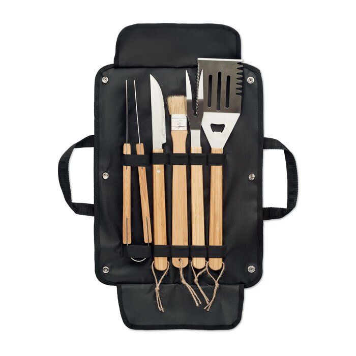 5-delig bbq-set in etui