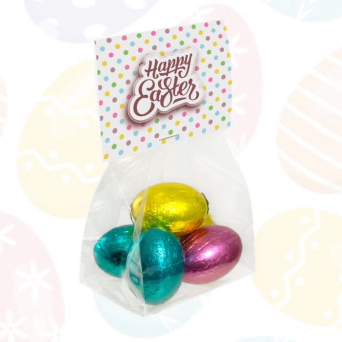 Blokzakje chocolade Paaseitjes