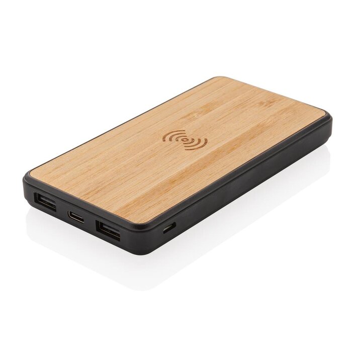 Fashion powerbank met draadloze oplader - 8000 mAh