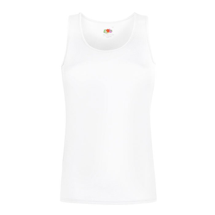 Mouwloze sport T-shirt met bedrukking