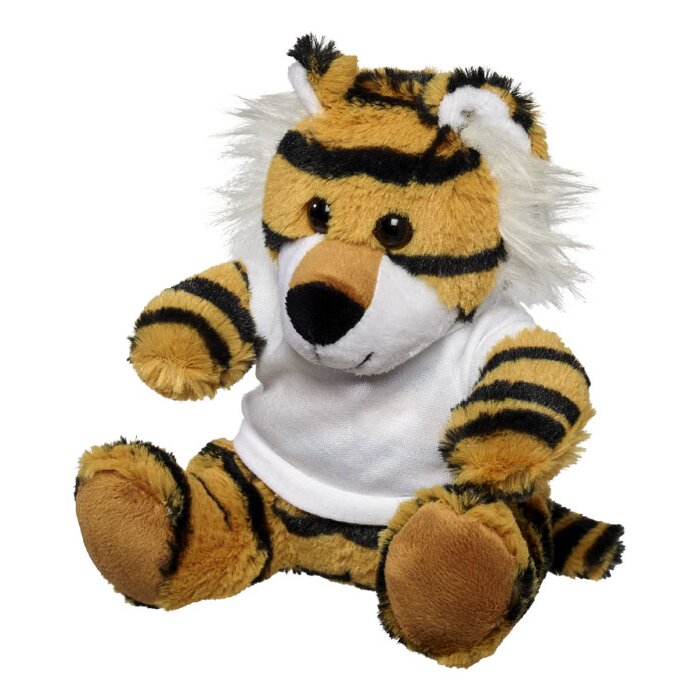 Knuffel tijger met T-shirt bedrukken