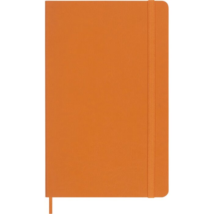 Moleskine 100% VEGEA® Capri notitieboek met zachte kaft - gelijnd L - Oranje  - 1