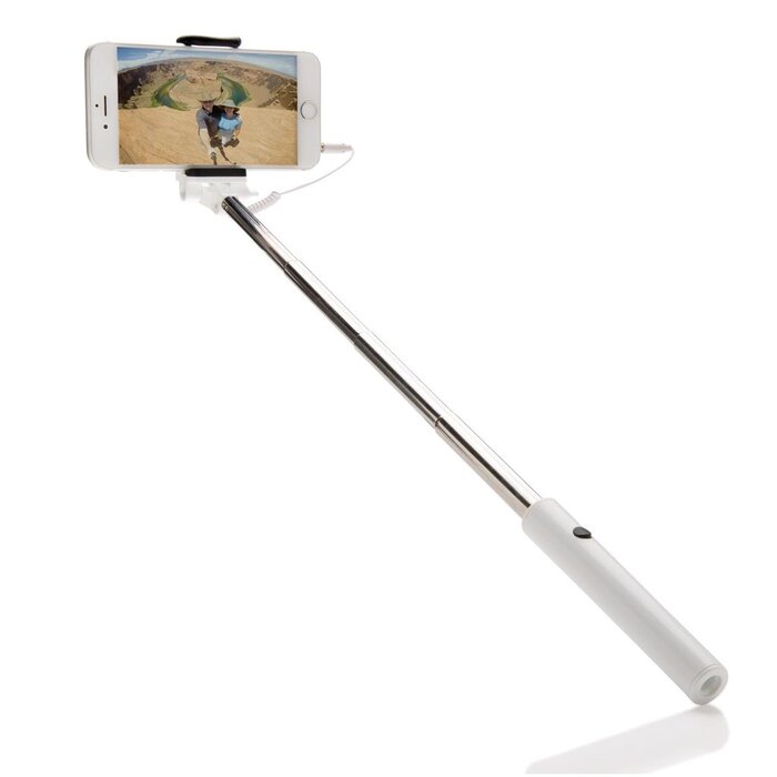 Selfie stick in zakformaat bedrukken