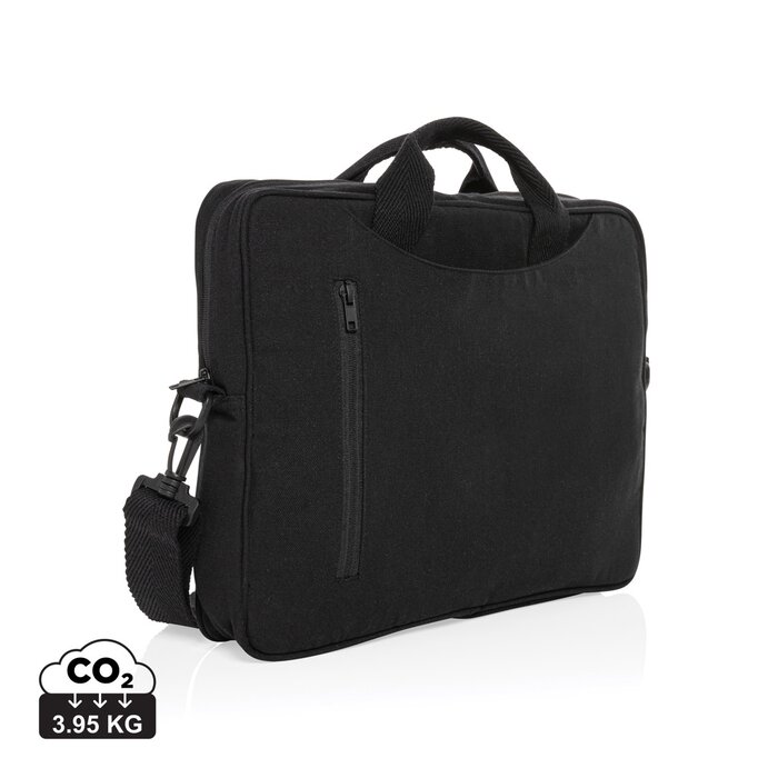 Laluka AWARE™ gerecyclede katoenen 15,4 inch laptoptas