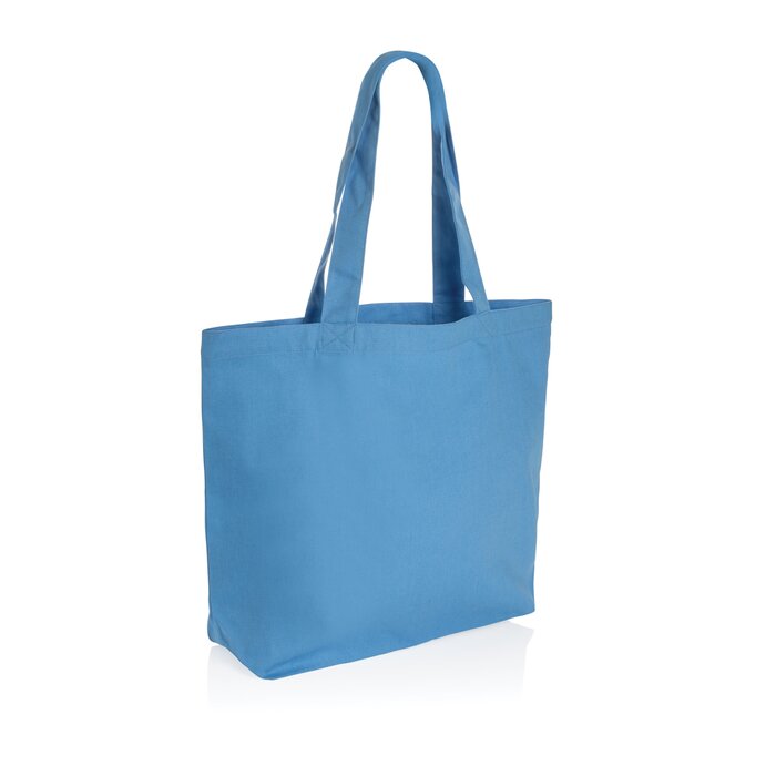 Impact Aware™ recycled canvas shopper met vakje 240gsm