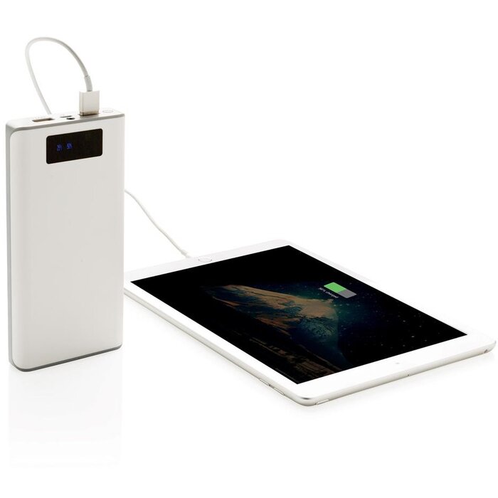 Powerbank met display en 2 USB poorten - 20