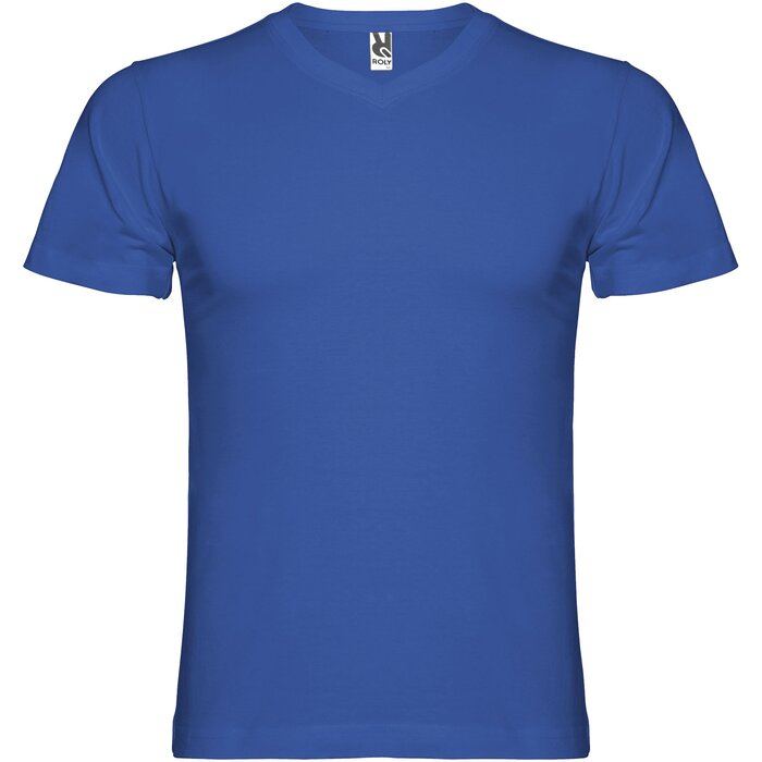 Roly Samoyedo herenshirt met V-hals en korte mouwen
