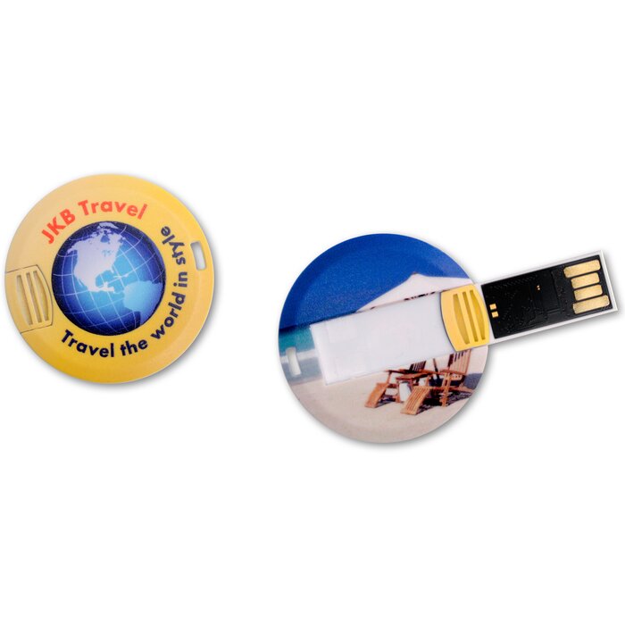 ronde usb stick bedrukken