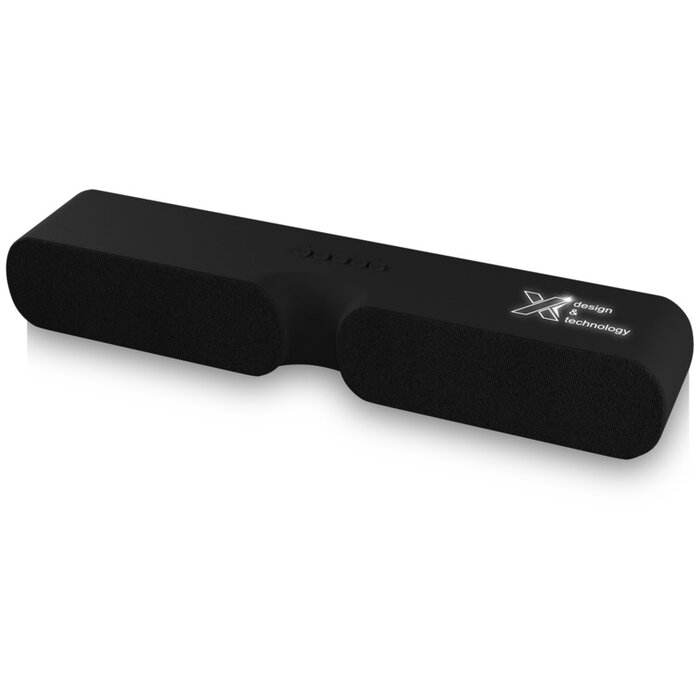 S50 anti-bacteriële soundbar speaker 2x10W met oplichtende logo