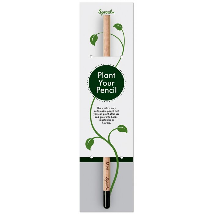 Sprout plant uw potlood