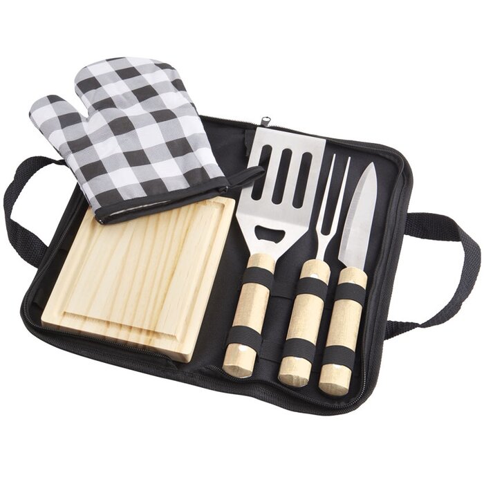 West 5 delige BBQ set bedrukken