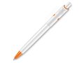 White hard colour ballpen with coloured parts 2
